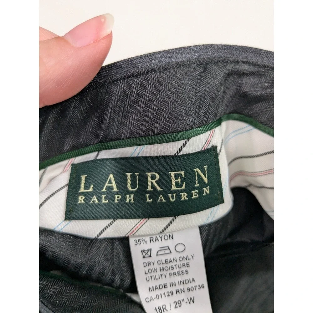 Lauren Ralph Lauren Boys Dress Pants sz 18 NWT‎ Gray Preppy Awards Night Church